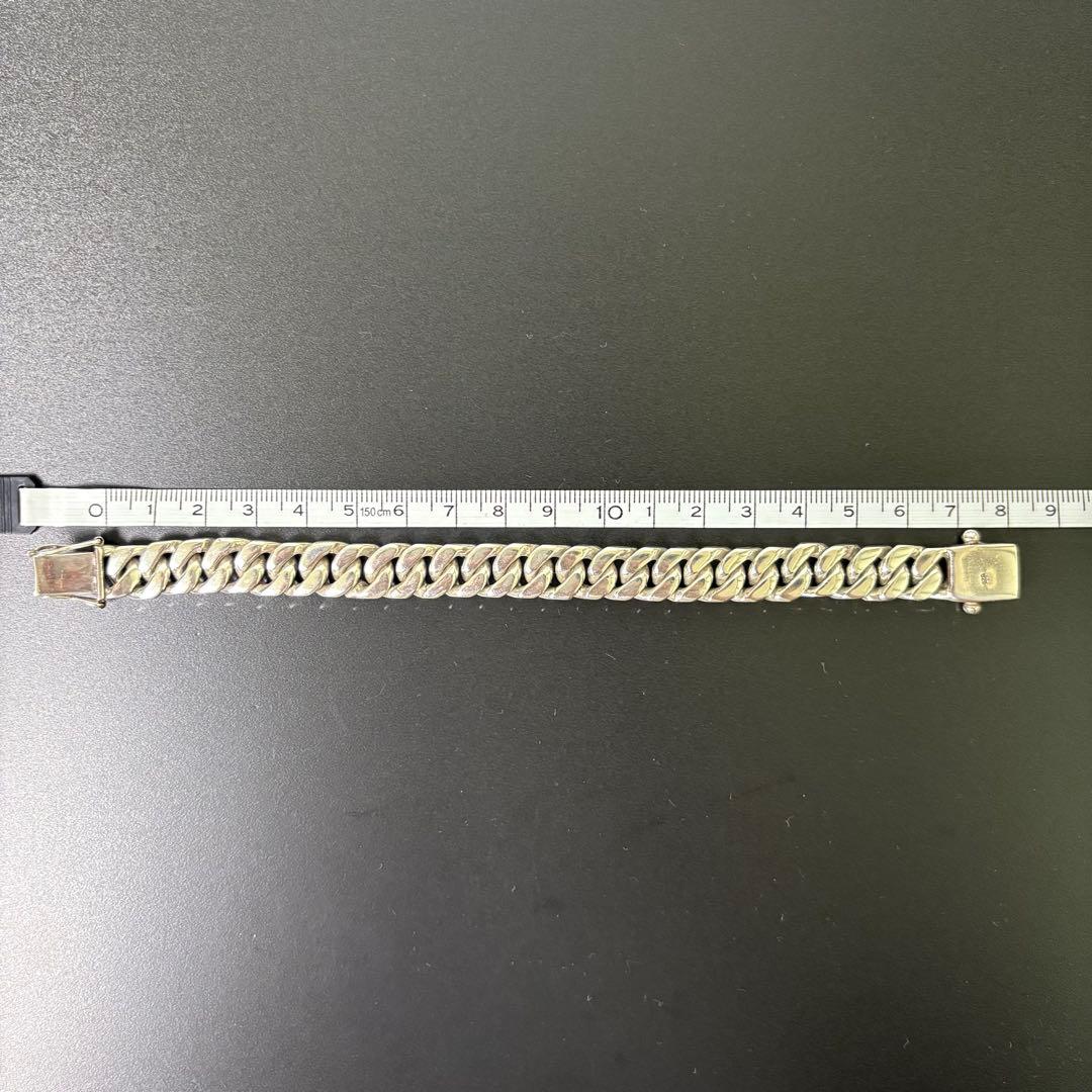 智樹様専用】重厚 喜平チェーンブレスレット シルバー925 57g 18cm