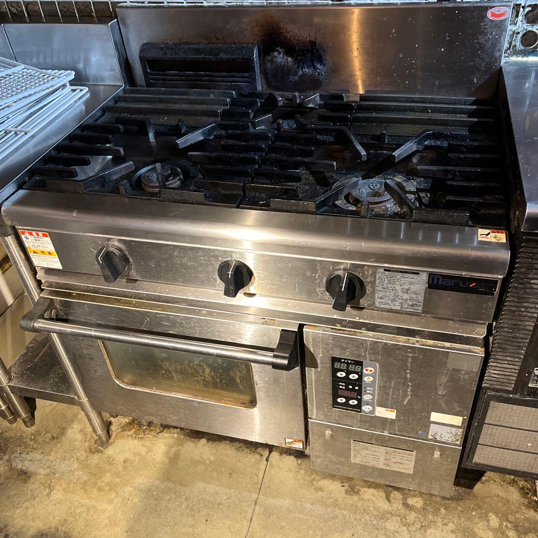 k*a様 Maruzen ガスコンロ T-44 4バーナー MOZK044 マルゼン オザキシリーズ スーパーインペリアル ガステーブル