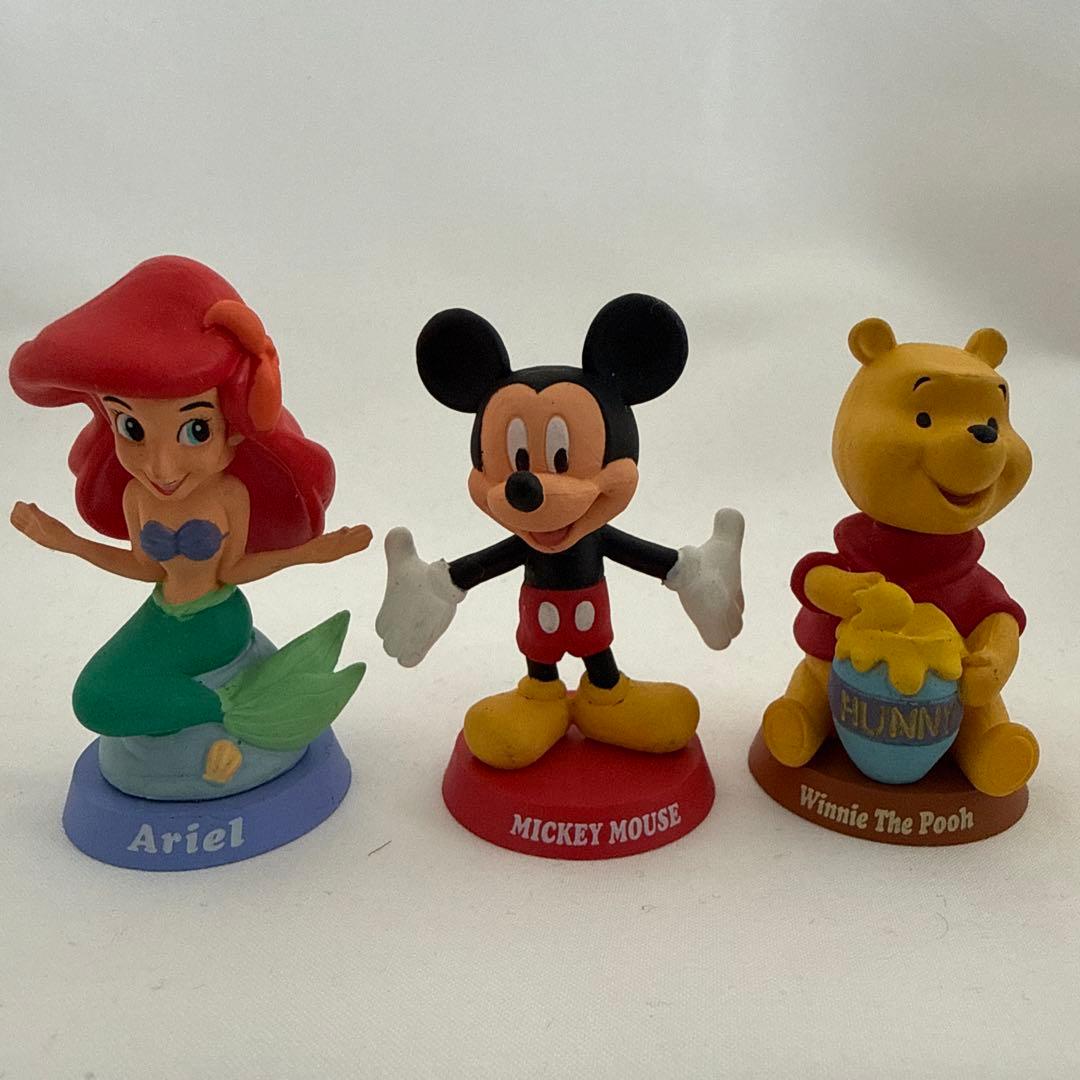 ディズニー ☆フィギュア☆首振り☆平成レトロ☆3体セット - メルカリ