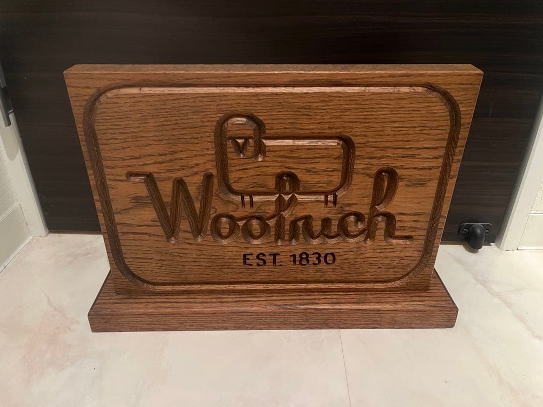 woolrich ウールリッチ　置物　看板　什器　　　vintage インテリア