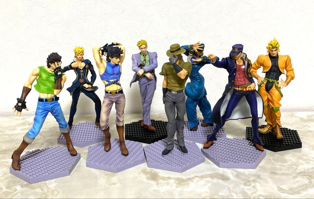 ジョジョの奇妙な冒険 DXコレクションフィギュア第１部～５部フィギュアまとめ