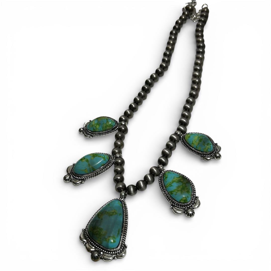 vintageインディアンジュエリー ネックレス ターコイズ アメカジ