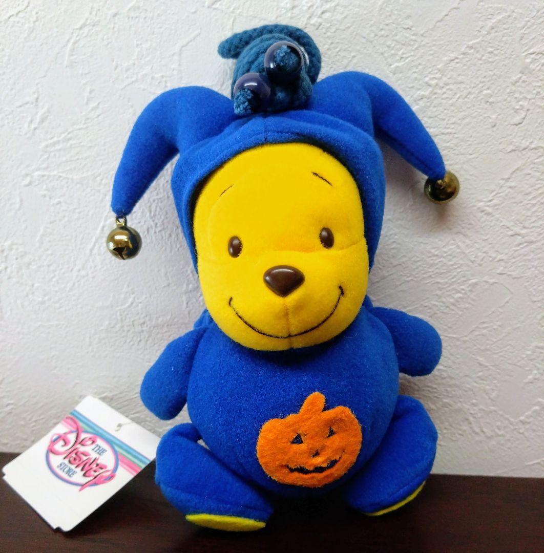 ★激レア★ディズニーストア★ハロウィン★かぼちゃプーさん★ぬいぐるみポシェット★
