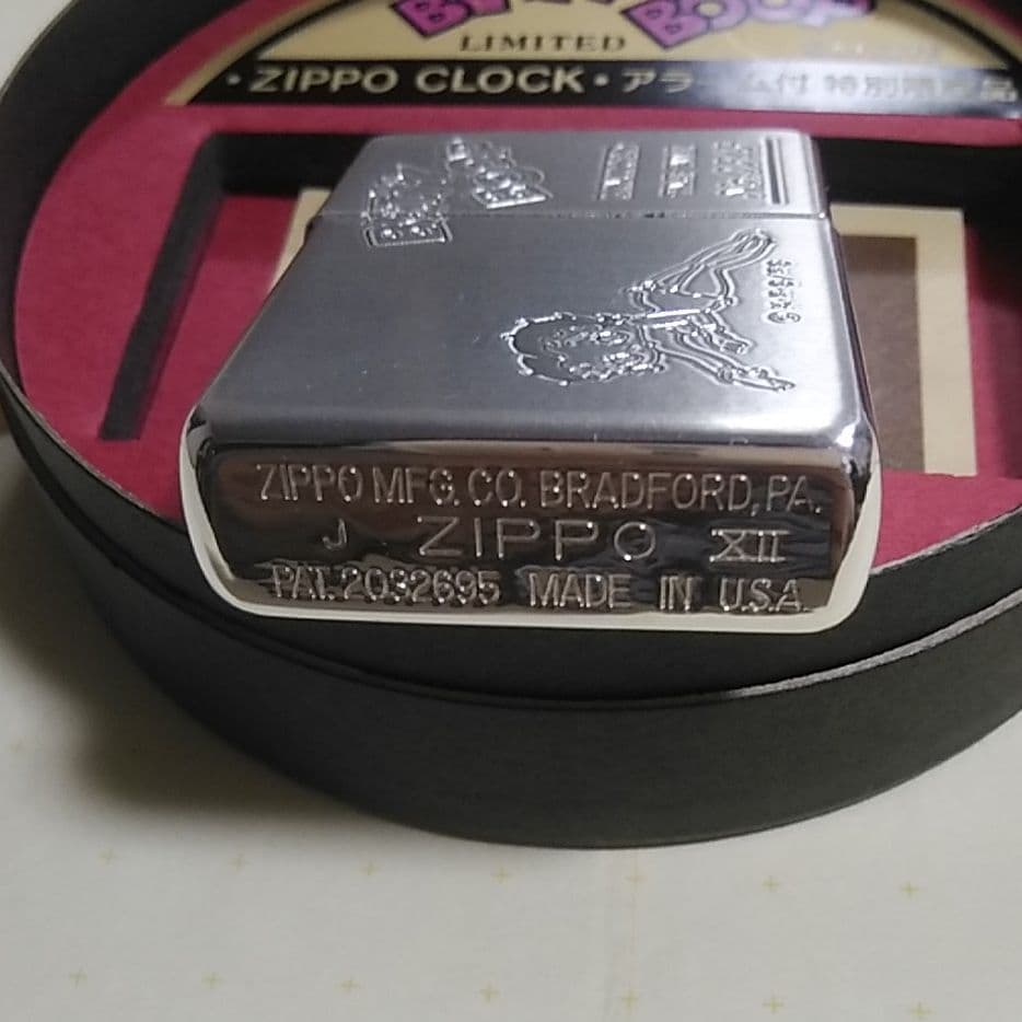BETTY BOOP ZIPPO CLOCK アラーム付 限定品 ベティちゃん - メルカリ