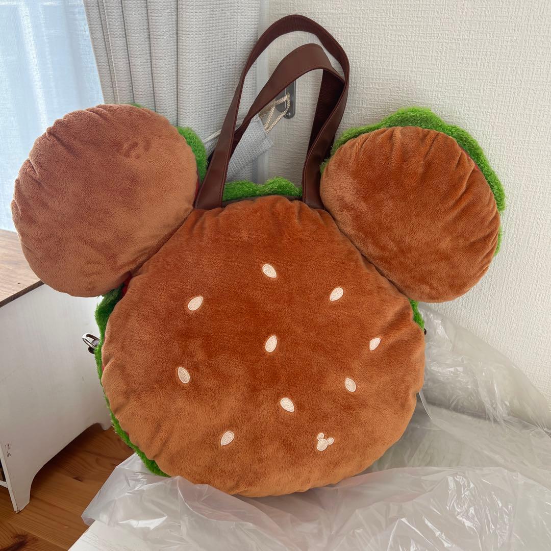 タグ付き★新品未使用　ミッキー ハンバーガー ショルダー バッグ リュック