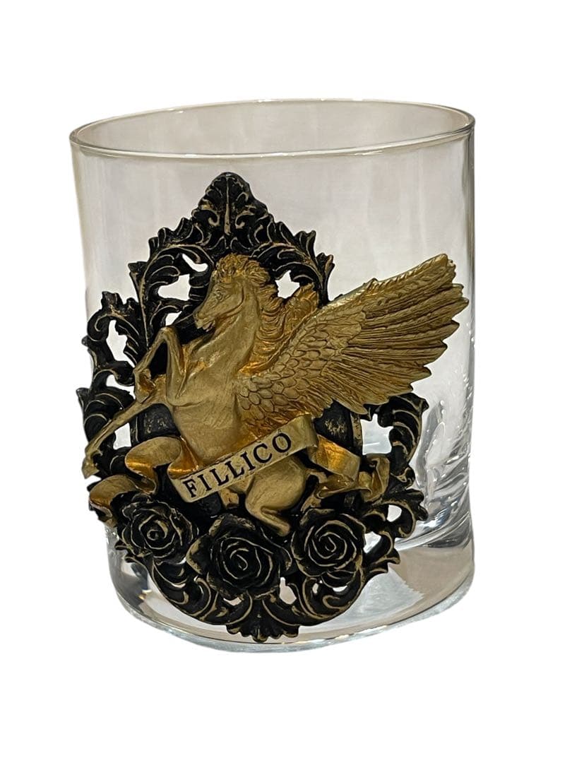 FILLICO フィリコ　ペガサス装飾ガラスグラス6個セットno.40