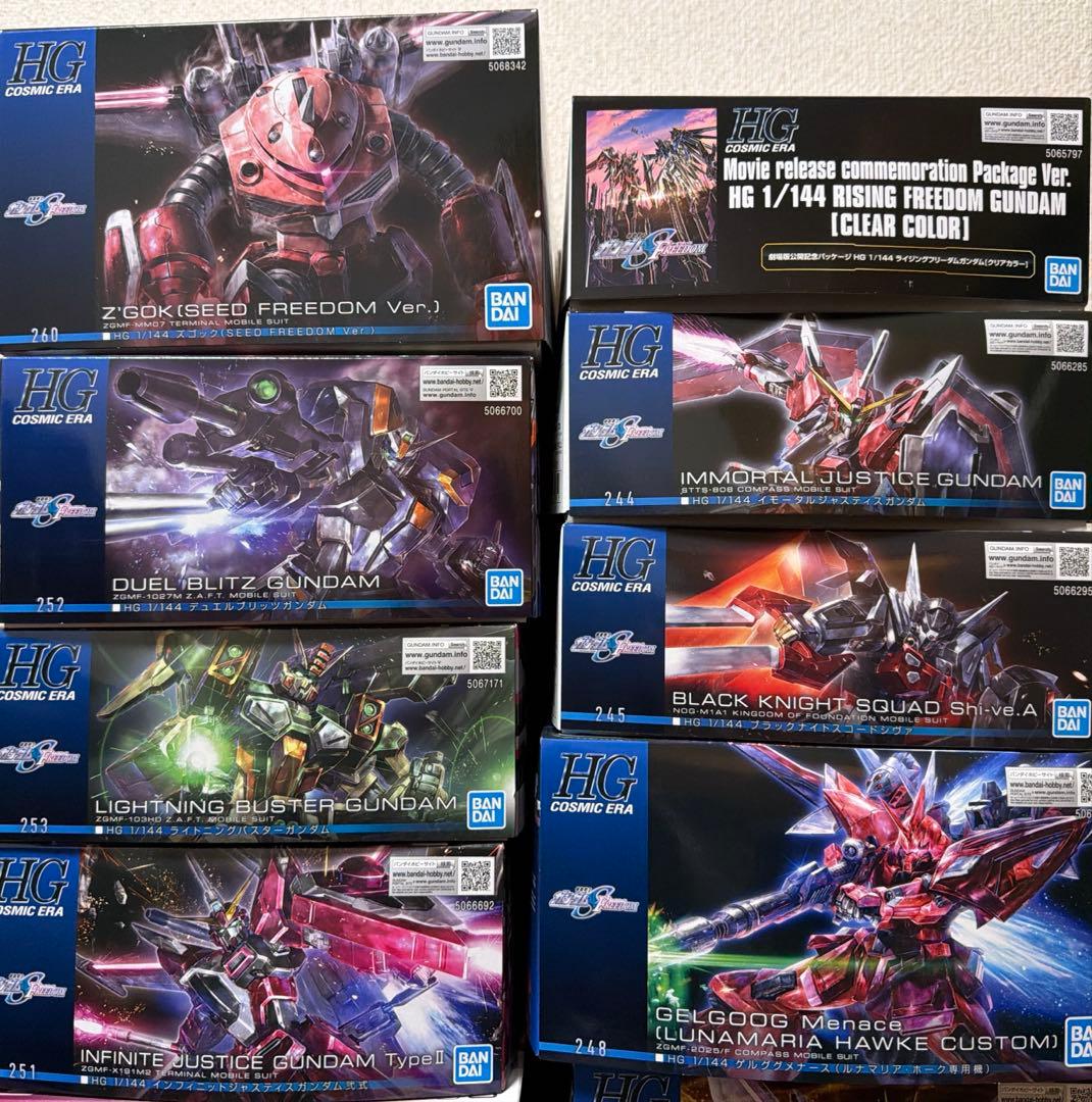HG RG ガンプラまとめ売り 送料込 未組立 ガンプラ HG RG 機動戦士ガンダム まとめ売り 1/144