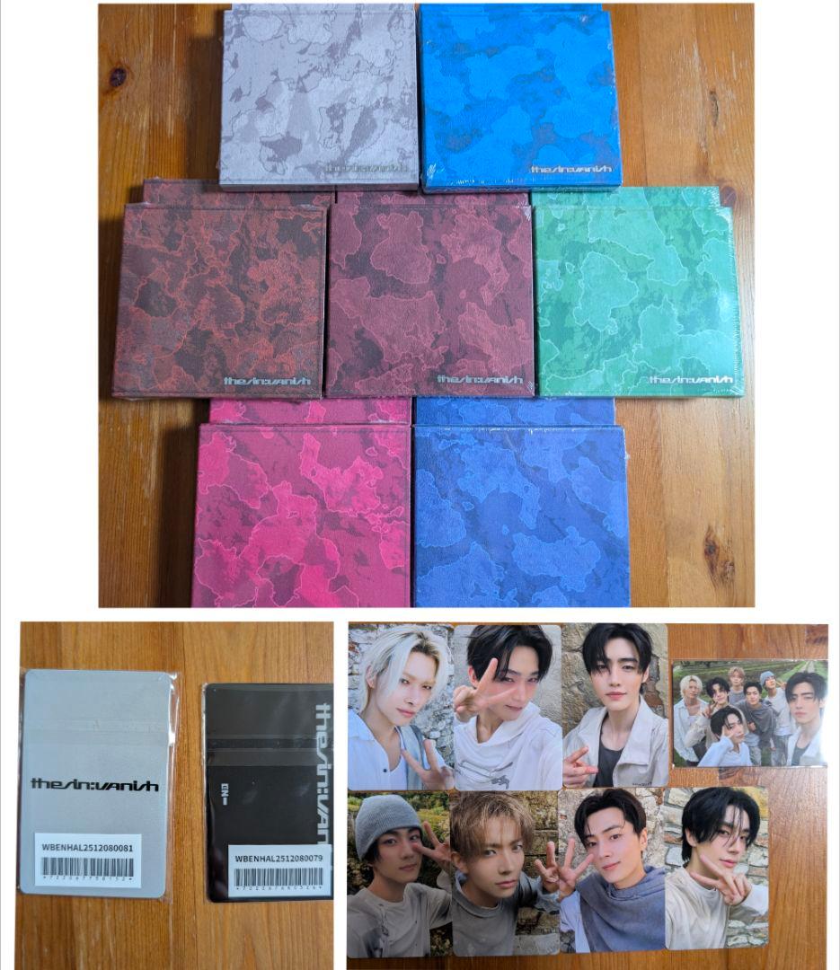 ENHYPEN thesin:VAnish 未開封 14枚 特典トレカ付き - メルカリ