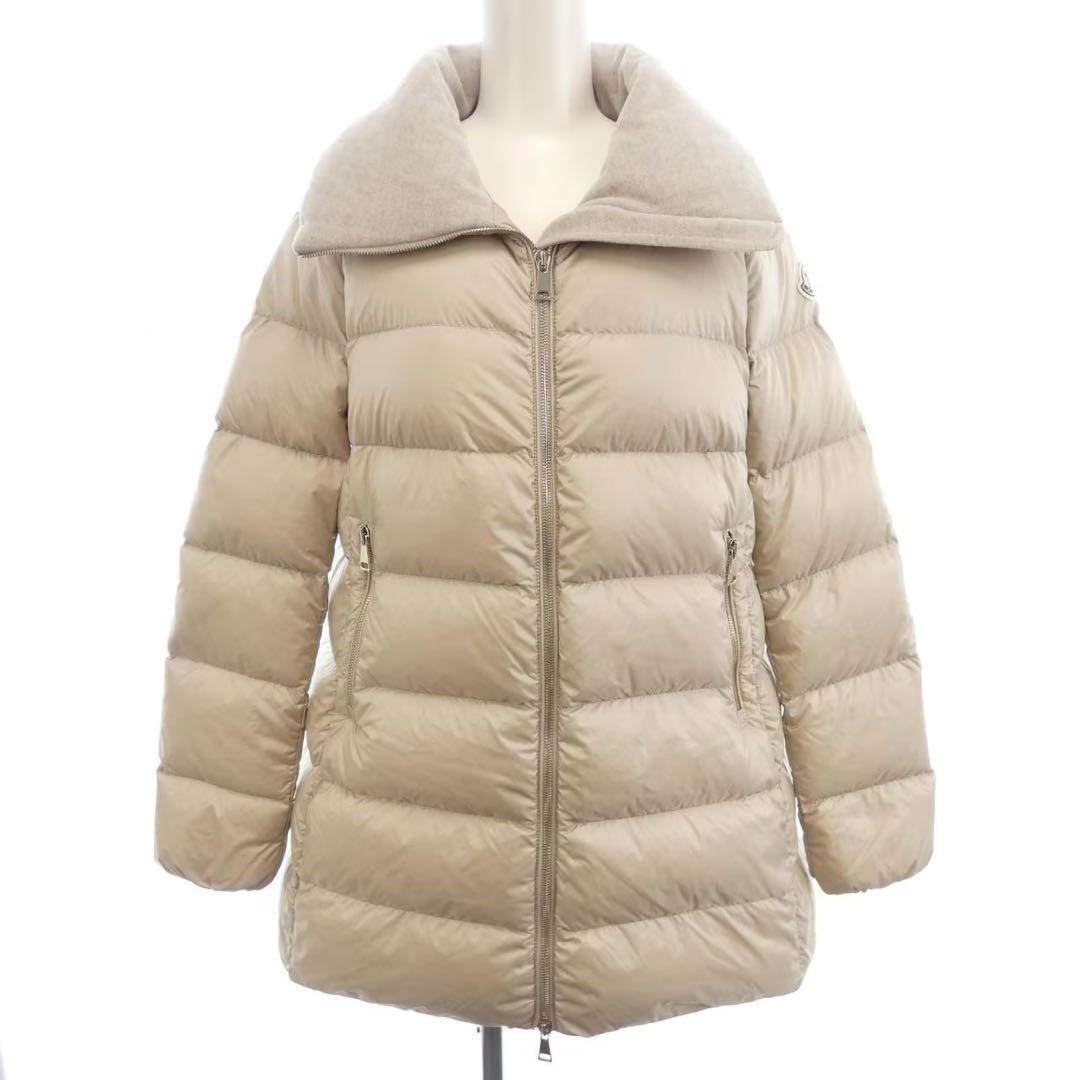 【値下げ/正規店クリーニング済】MONCLER ベージュ ダウン TORCYN