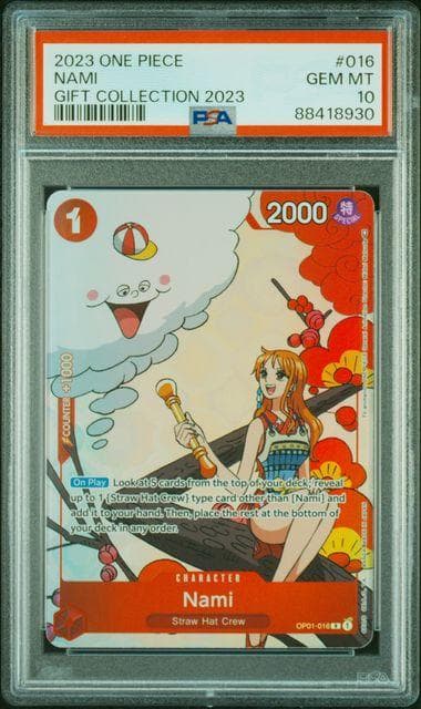 PSA10 ナミ プロモ Gift Collection アニコレ英語版