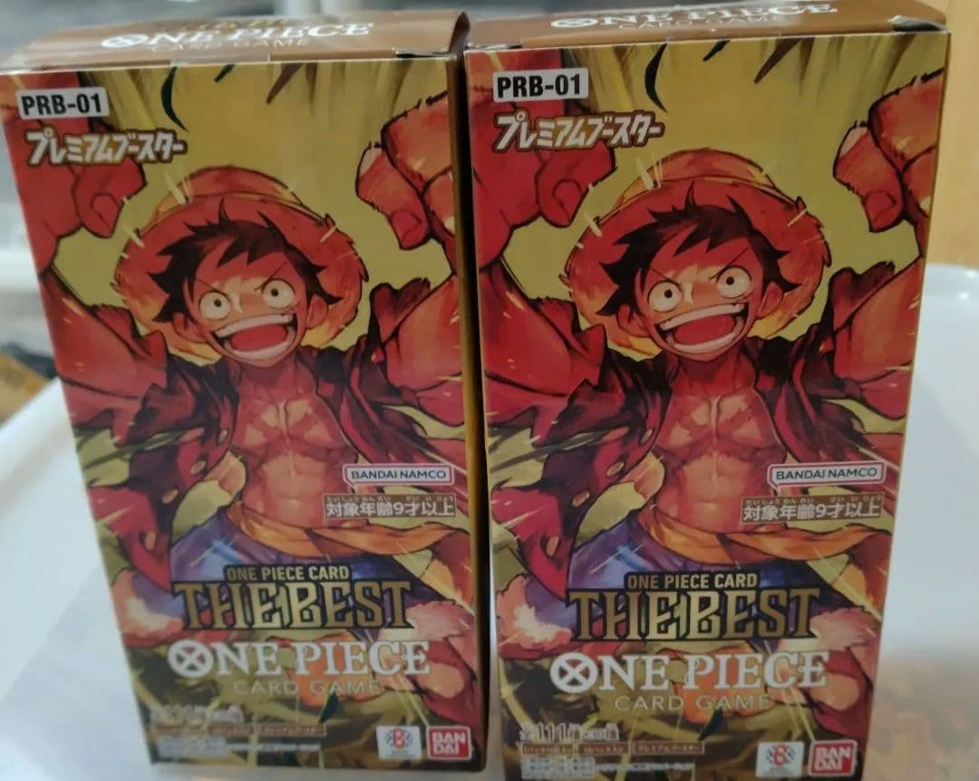 テープ付★　ワンピースカード★ THE BEST PRB-01 2個セット