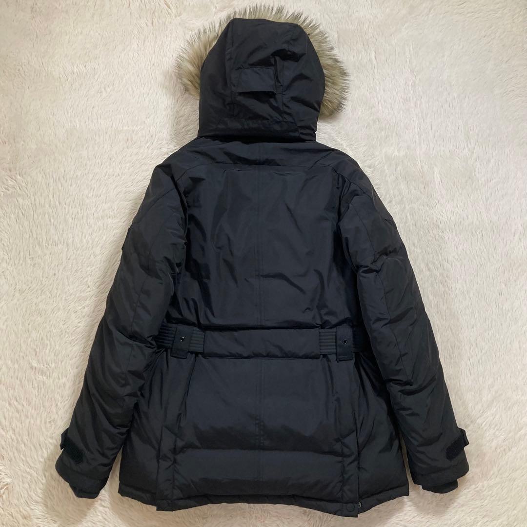 美品 RLX ラルフローレン ダウンジャケット ベルト付き 撥水加工 定価9