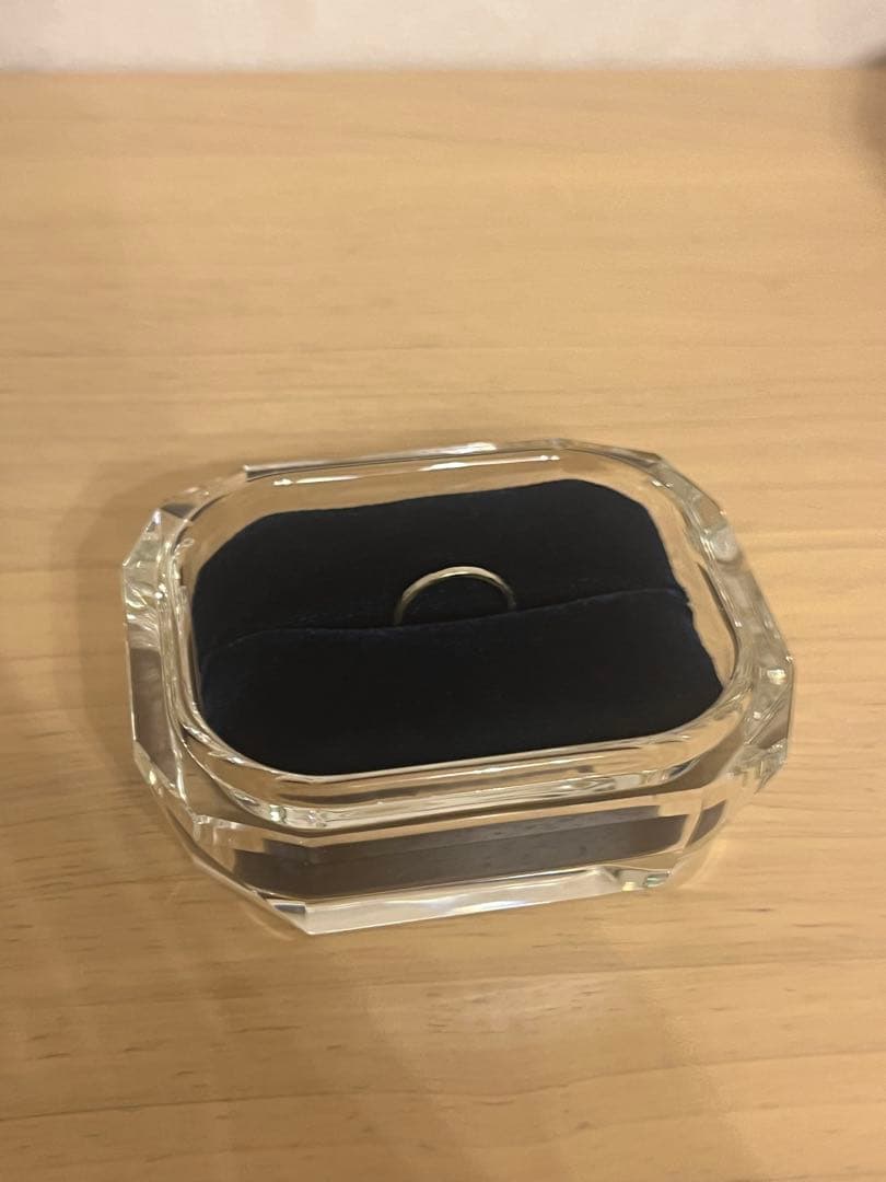 アガット　K10 ピンキーリング　槌目　イエローゴールド　#5