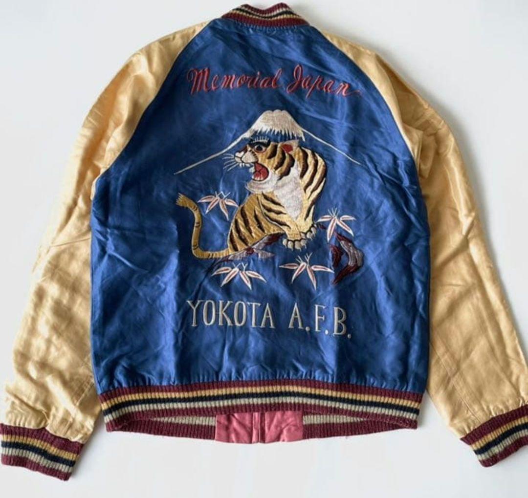 【イカ野郎品】テーラー東洋 リバーシブルスカジャン アセテート