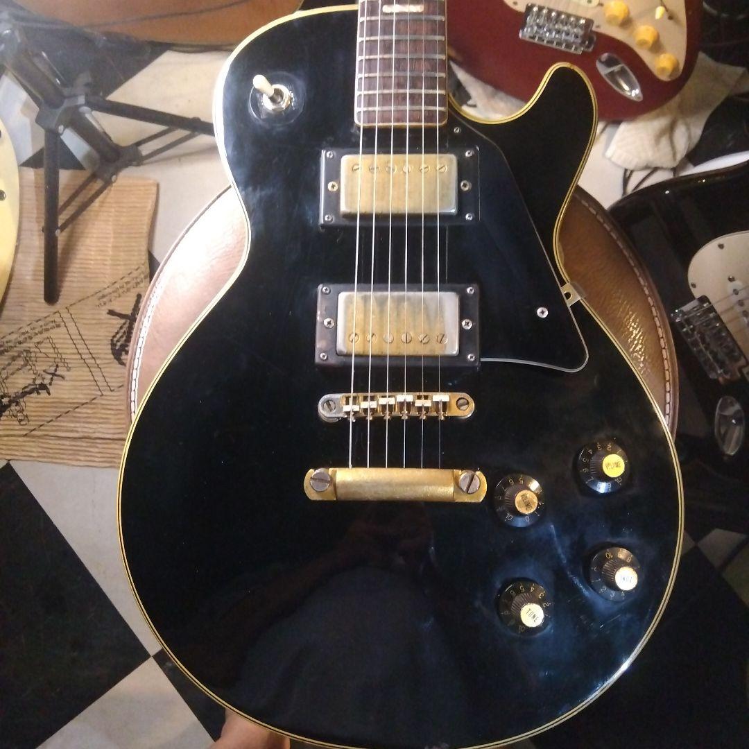 ブラックエレキギター ハムバッカー搭載レスポールタイプ… - メルカリ