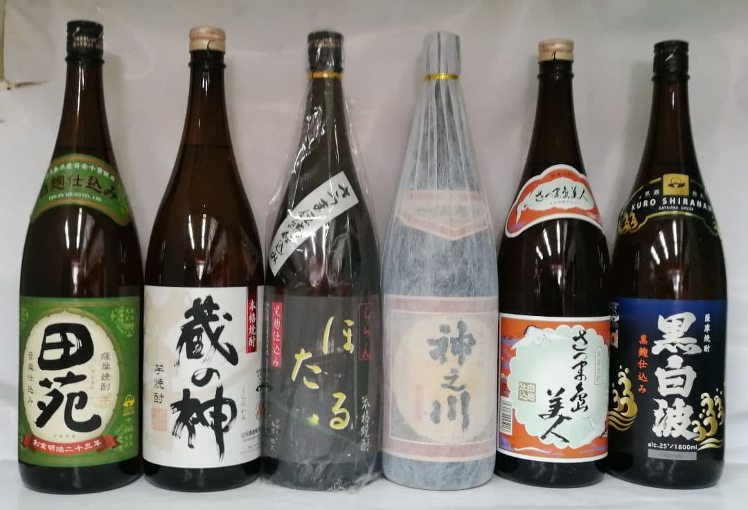 鹿児島産 芋焼酎25度 1.8㍑×6本 Bセット