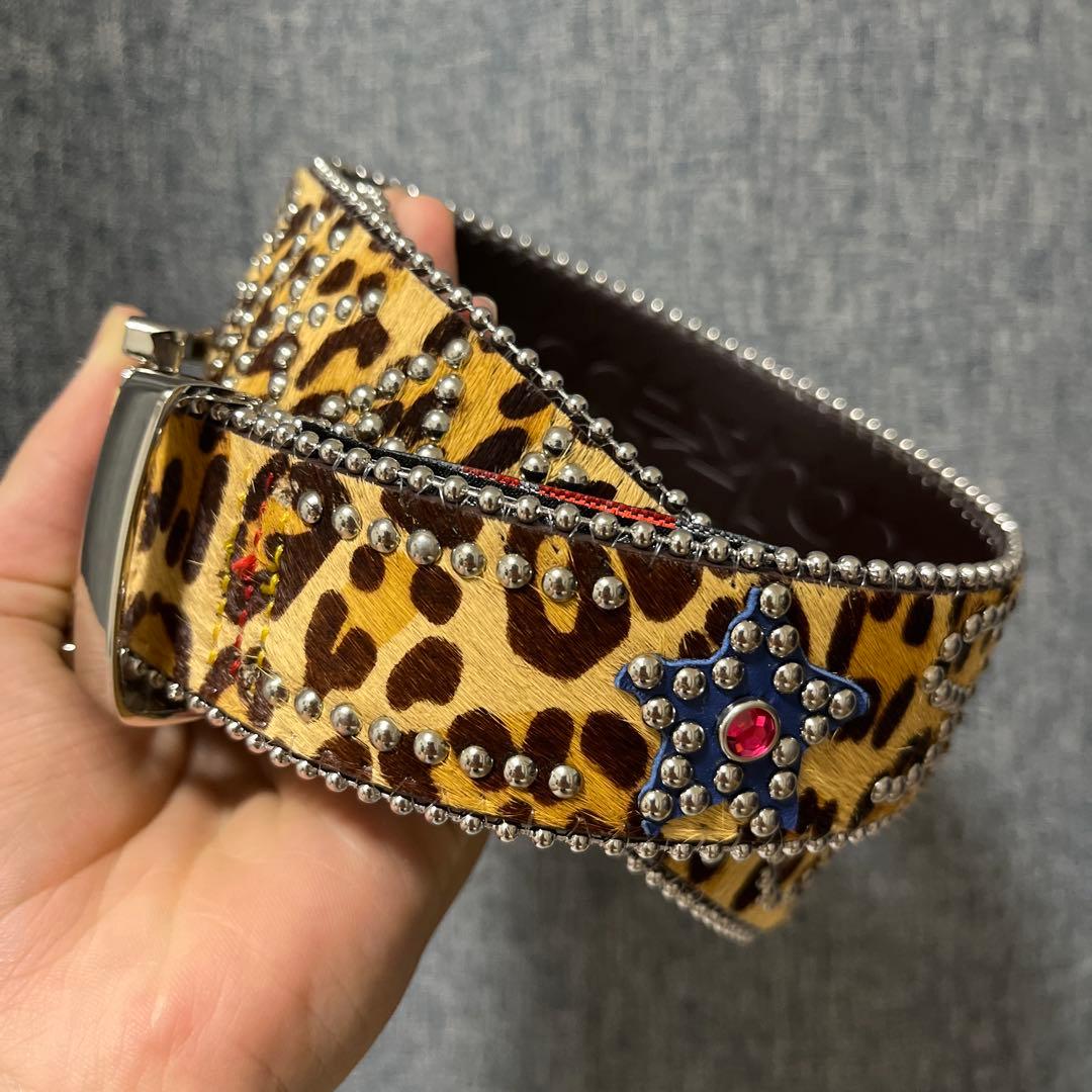 punkandyo p&y ヒョウ柄ベルト - メルカリ