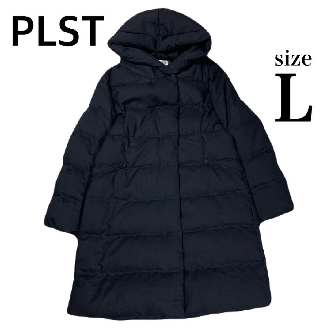 PLST プラステ　ダウンコート　ブラック　サイズL