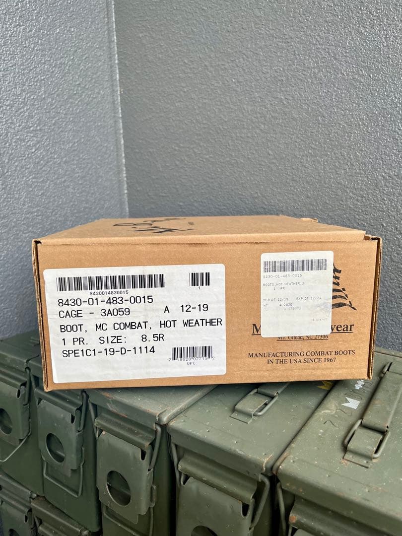 米軍放出未使用品 McRae USMC コンバットブーツ 8.5R(26.5)③