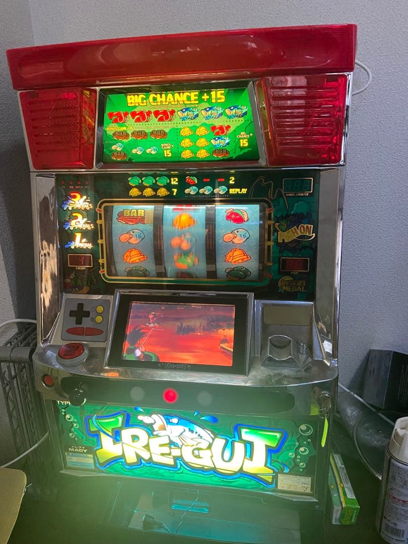 スロット　イレグイ　4号機　不要 パチスロ懐かしい機種】揃えたBIG絵柄で獲得枚数変化！？衝撃的だった4
