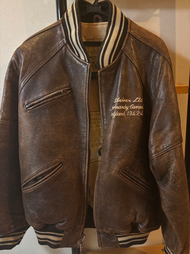 アビレックス　レザージャケット　本革ジャンパー AVIREX
