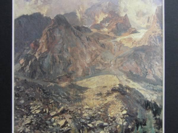 ジョン・シンガー・サージェント、アオスタ渓谷、希少な額装用画集より