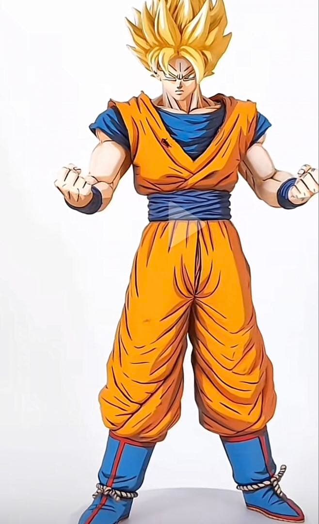 メイさん専用グランディスタドラゴンボール孫悟空リペイントフィギュア。