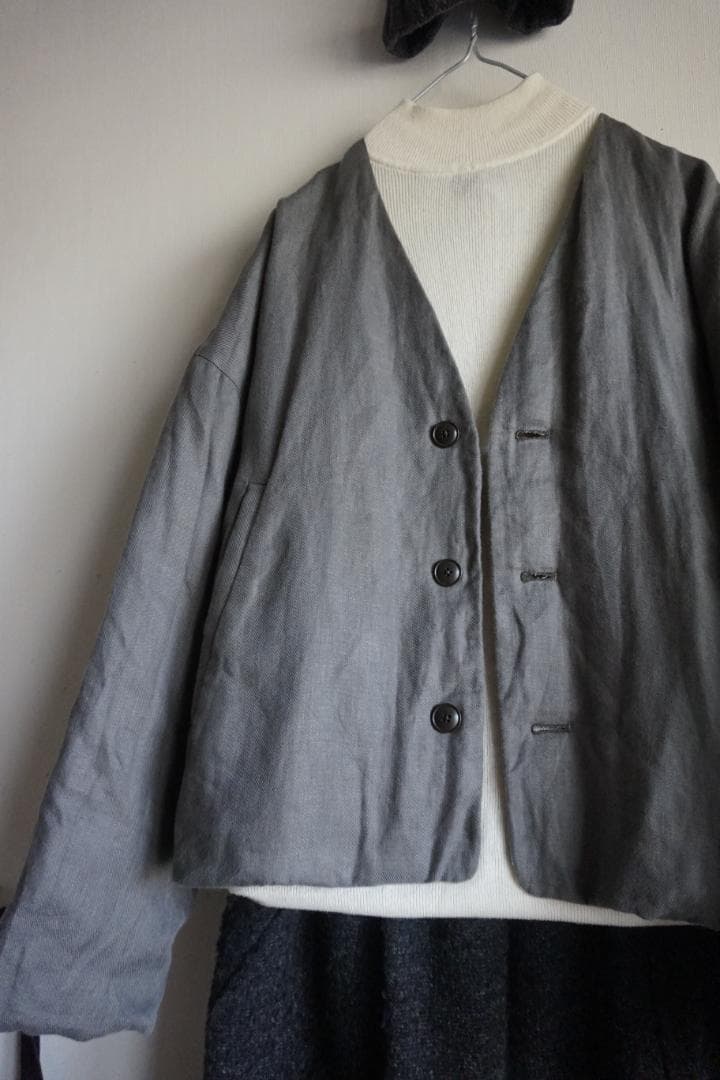 レイトリー / LAITERIE 河田ダウン リネン 2wayダウンジャケット