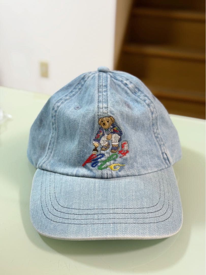 Polo Ralph Lauren ベア刺繍 デニムキャップ
