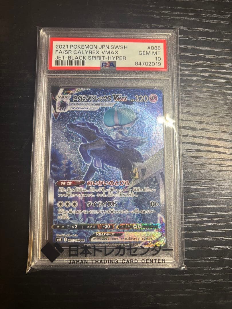 【PSA10】こくばバドレックスVMAX HR