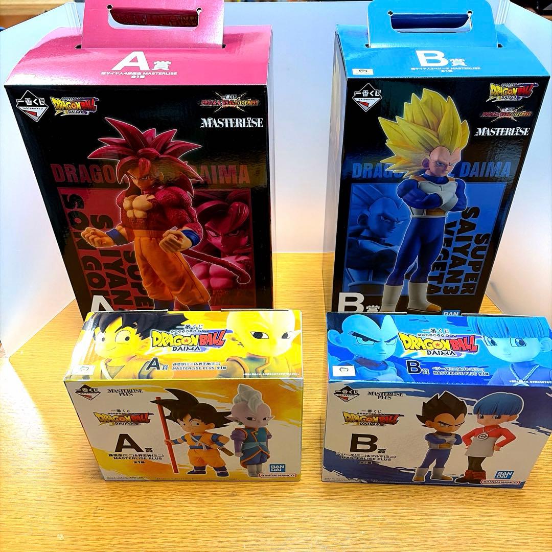 一番くじ ドラゴンボール ダイマ フィギュア4点セット - メルカリ