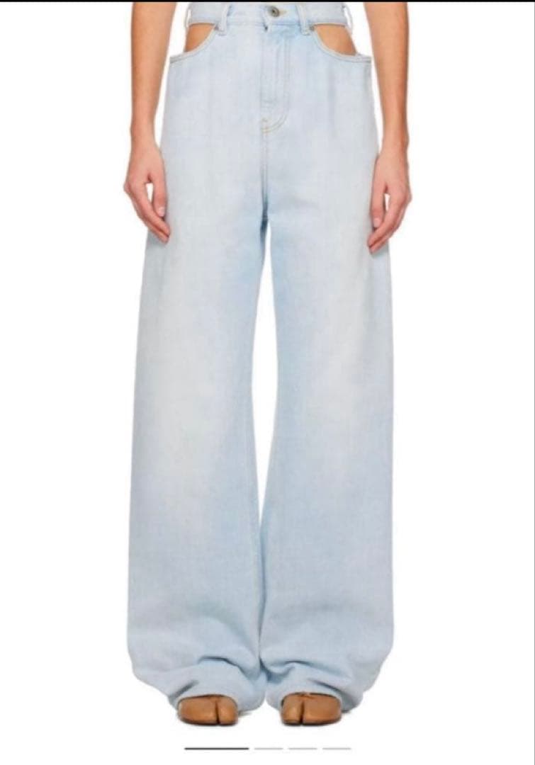 MAISON MARGIELA ライトブルー Décortiqué ジーンズ