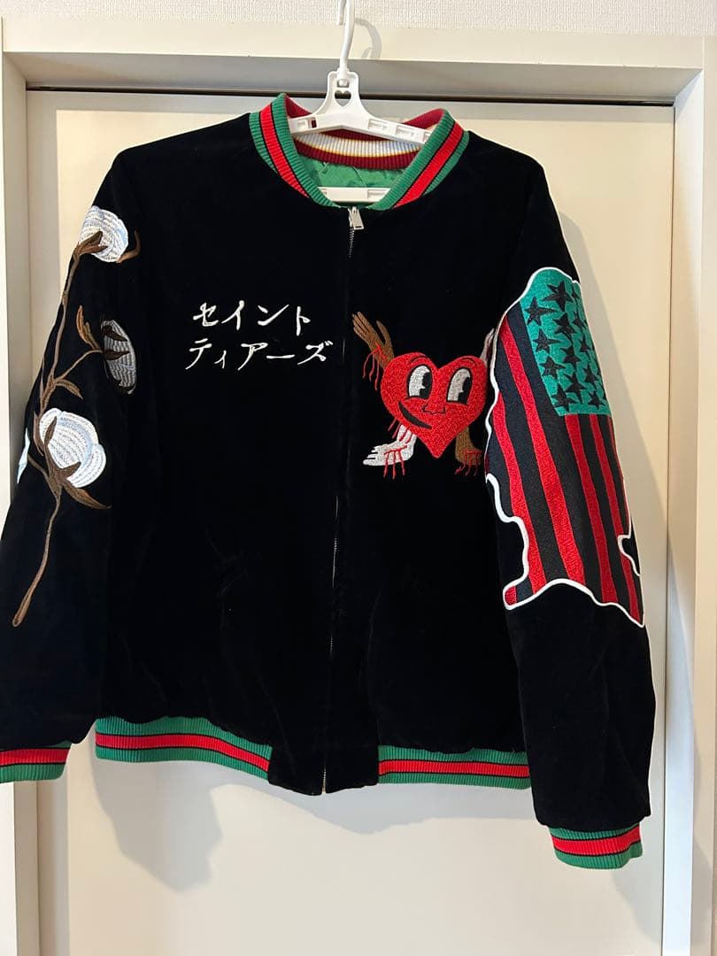 スカジャン メンズ　readymade denim tears