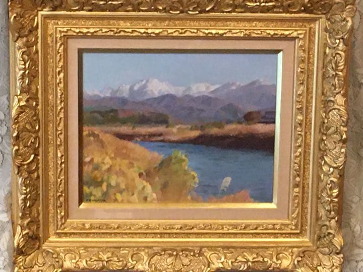 剱岳の見える秋景　　川村親光　　※更なる大幅値下げ中※