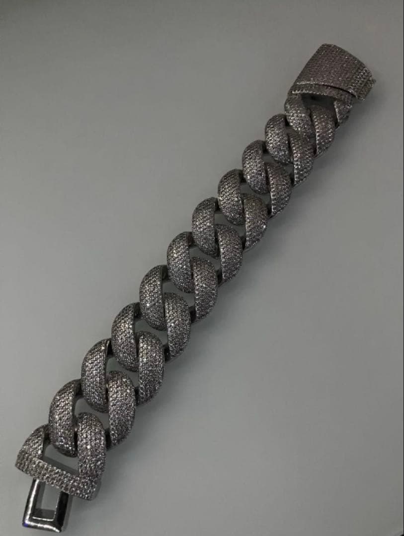 28mm マイアミキューバン8mmブレスレット ブリンブリン 20cm×28mm