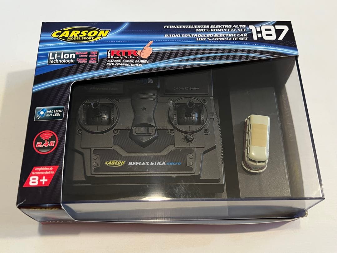 CARSON RTR ラジコンカー 1/87ワーゲンバス