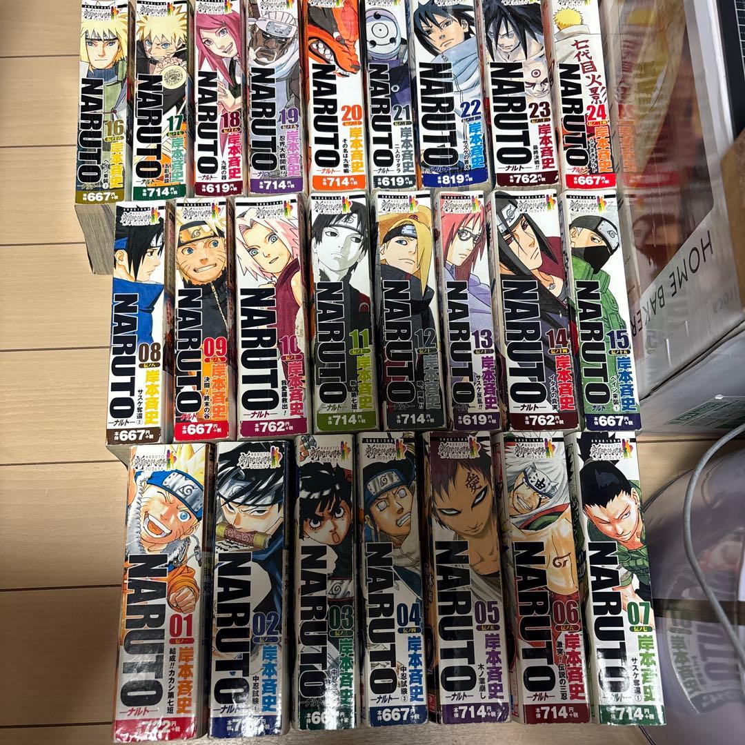 NARUTO 全巻セット　全２４巻　中古本