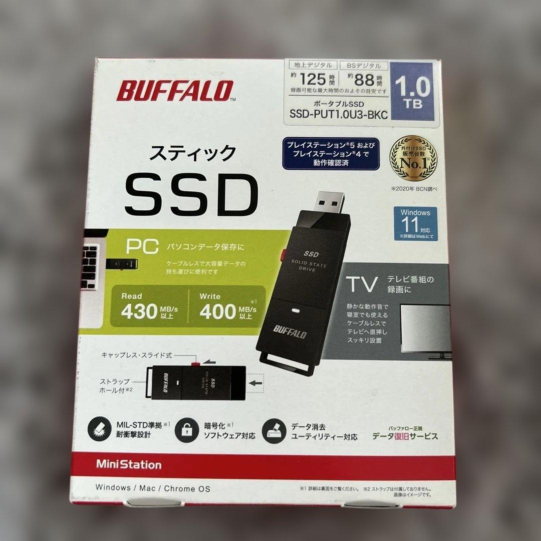 BUFFALO SSD-PUT1.0U3-BKC 1TB 外付けSSD