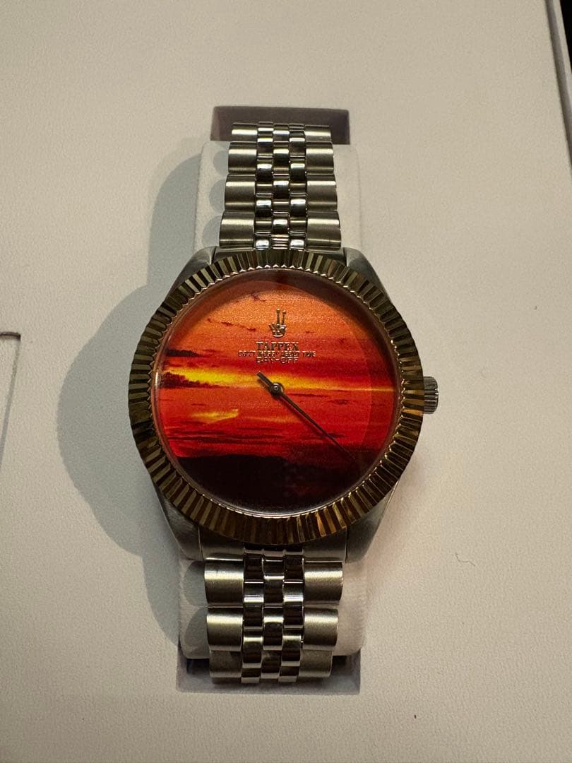 TAPPEX DAY-OFF 夕日デザイン 時計 TX1-e1690943117948.jpg