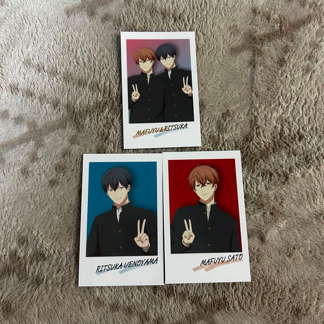 ギヴン 映画 海へ ポラロイド風カード チェキ 上ノ山立夏 佐藤真冬