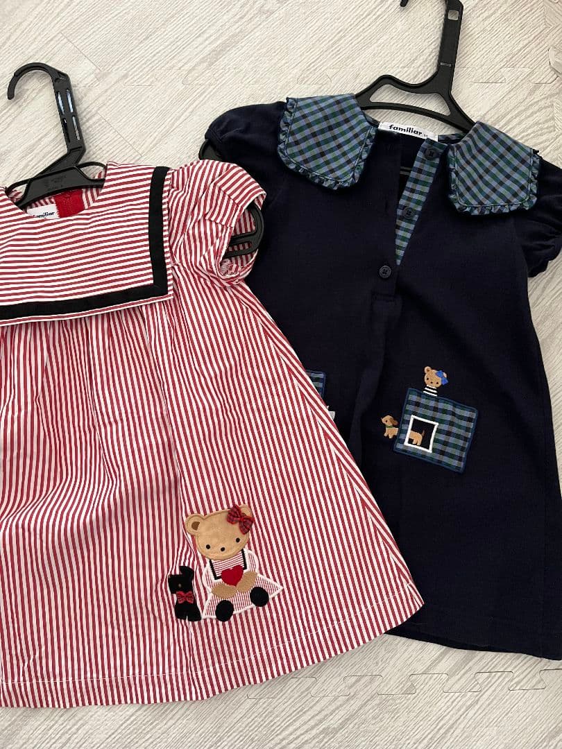 ファミリア 半袖ワンピース 90