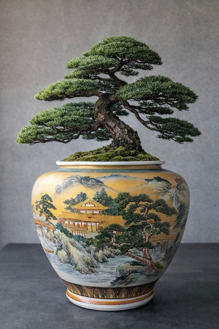 九谷焼】大きな花瓶（壺） 金箔装飾 九谷松月作 共箱付 - メルカリ