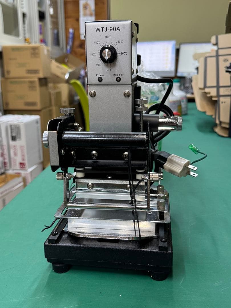 箔押し機 ホットスタンプ WTJ-90A - メルカリ