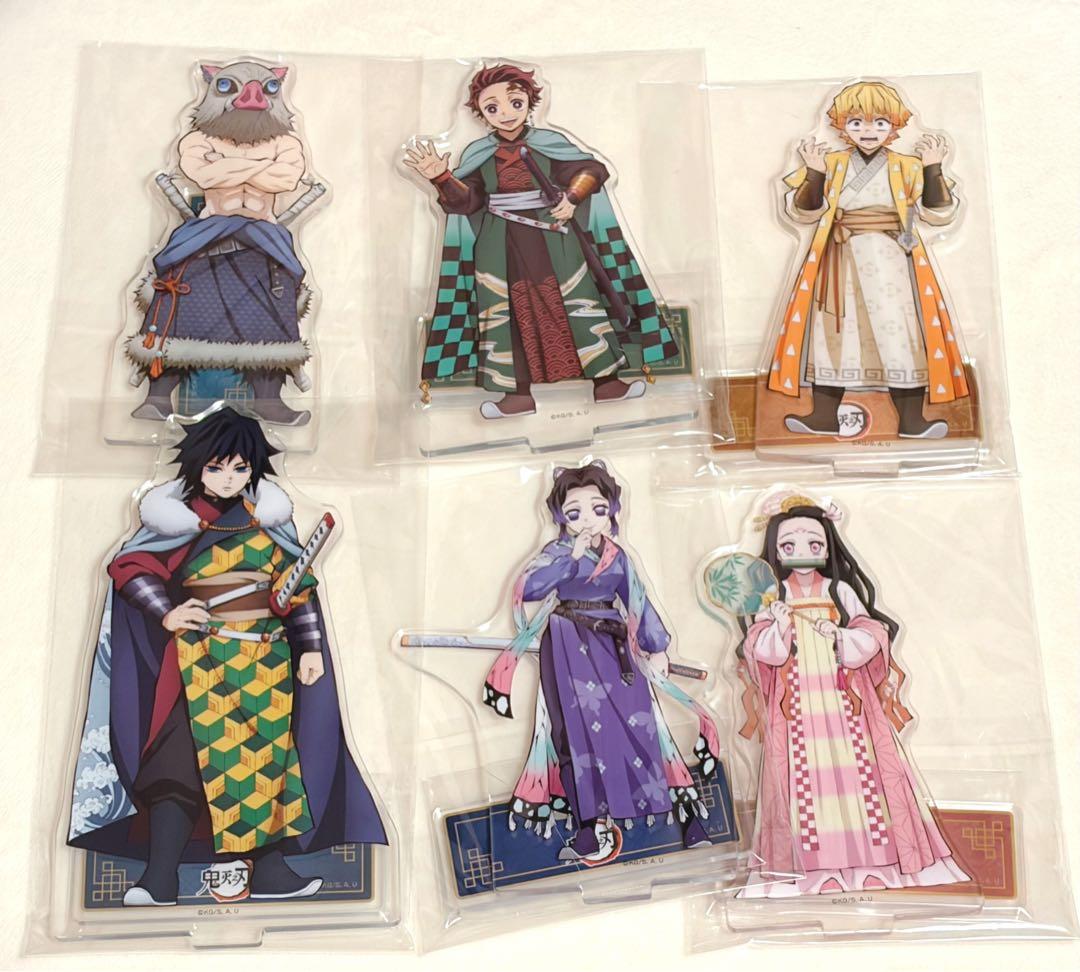 中国ufotable限定 鬼滅の刃 アクリルスタンド 6点コンプセット