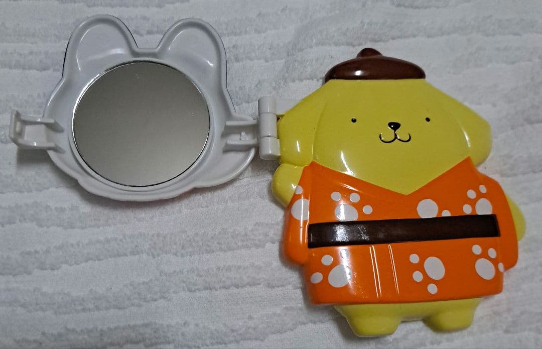 ポムポムプリン サンリオ お面コンパクトミラー2001 レア 未使用 平成