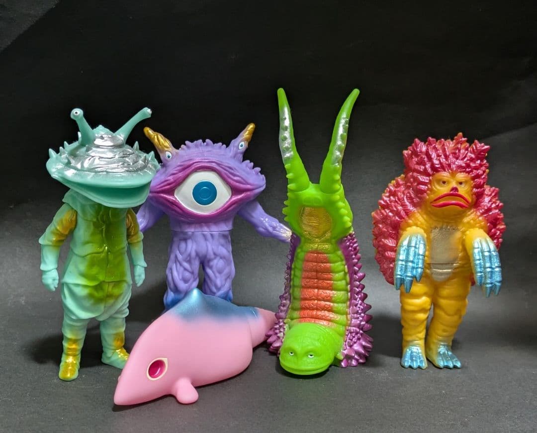 kaiju colors 5体セット カイジュウカラーズソフビ　ウルトラマン怪獣