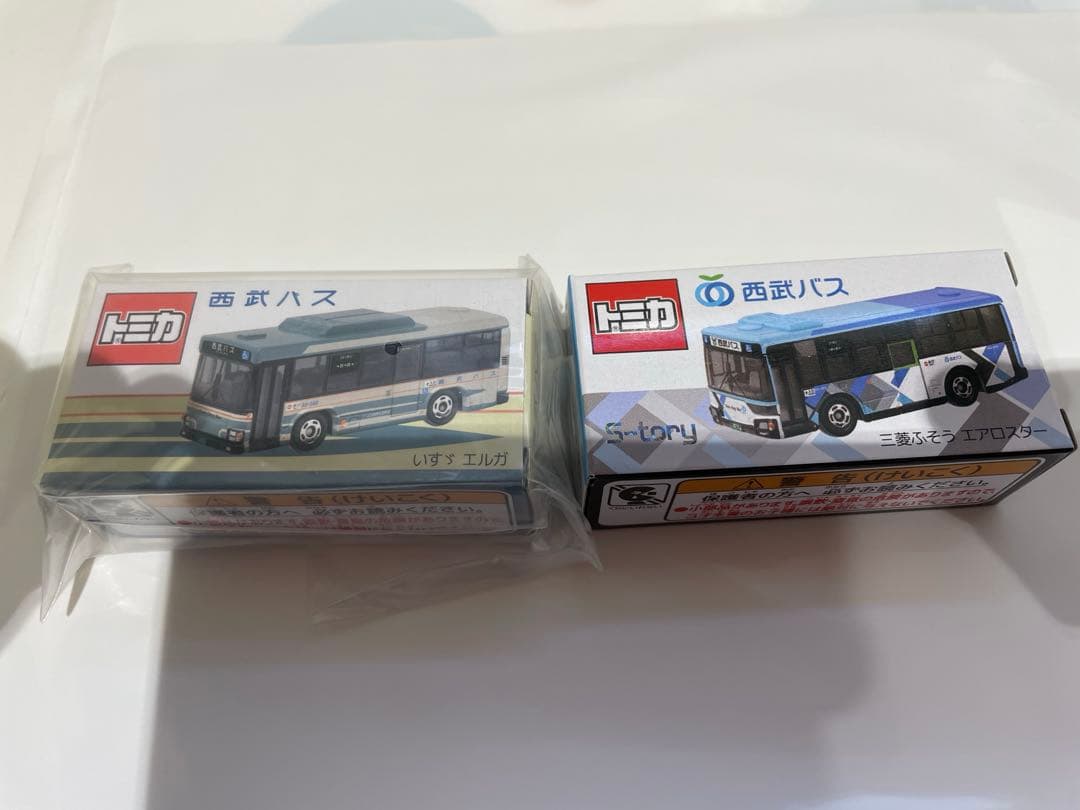 限定トミカ 特注バス 西武バス 2台セット - メルカリ