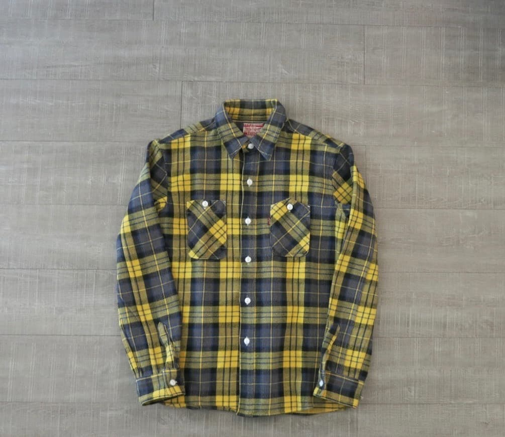 Ｌ レア 90s Levi's 木村拓哉 さん ネルシャツ リーバイス 希少