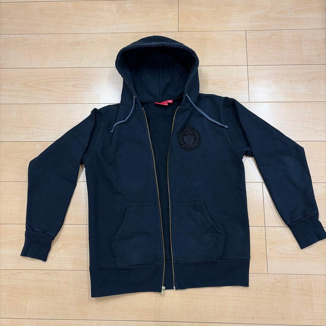 Supreme ブラック フルジップ パーカー M 古着　うーたんさん専用