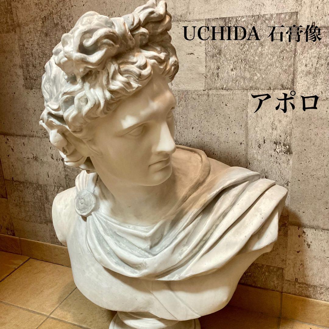 UCHIDA 石膏像 アポロ アポロン 美術デッサン - メルカリ
